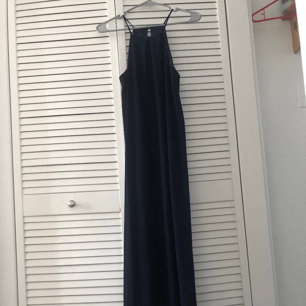 Navy Blue Maxi Aina Be Dress